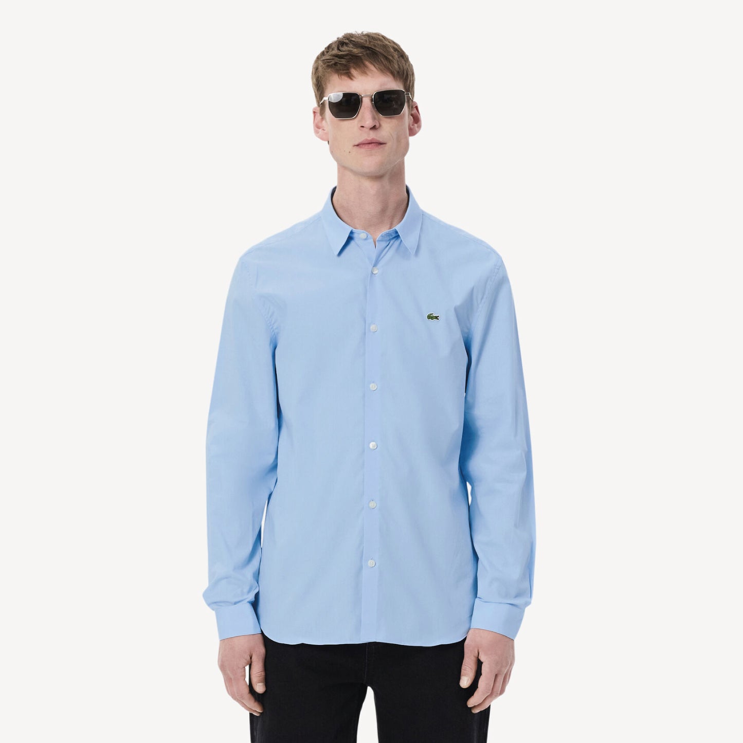 Camisa Formal para Hombre Camisa Poplin Slim Fit Ml