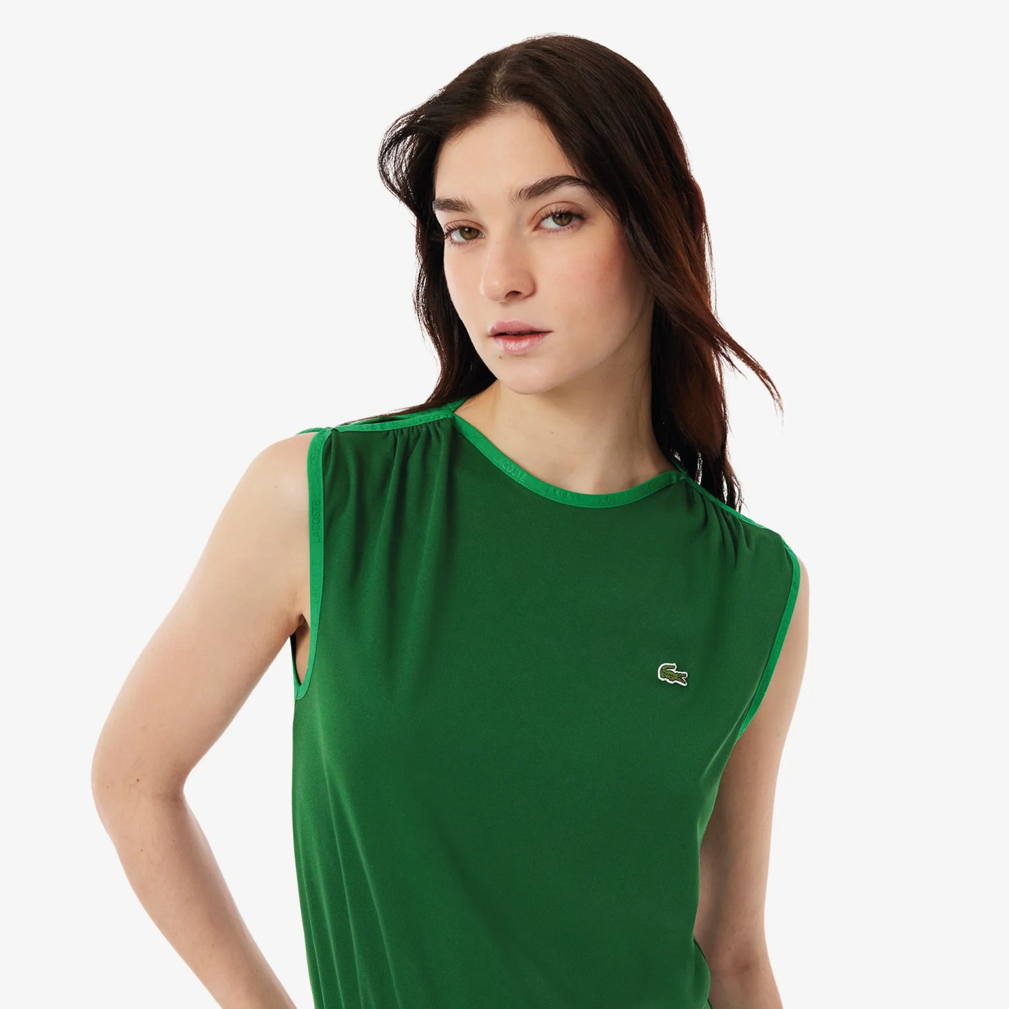 Vestido Sin Manga para Mujer color Verde