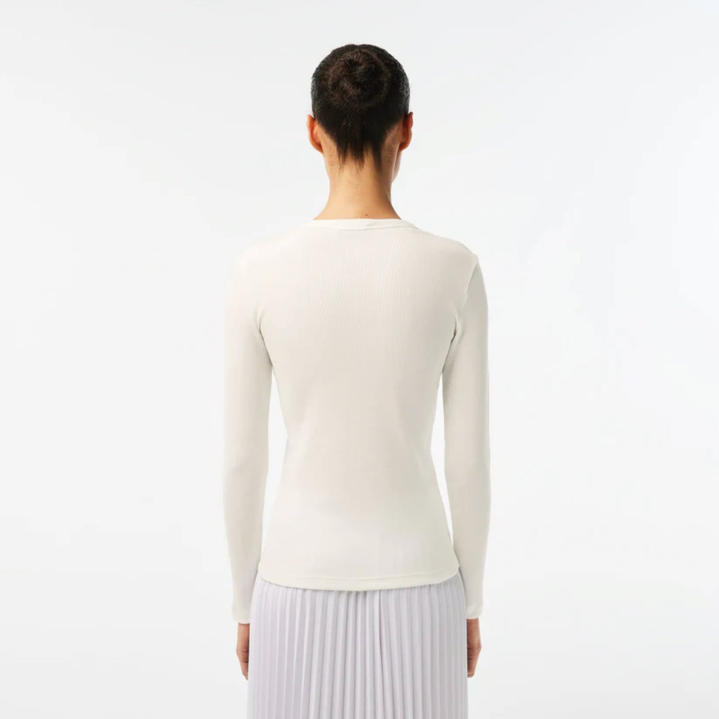 T-Shirt cuello redondo para Mujer color Blanca