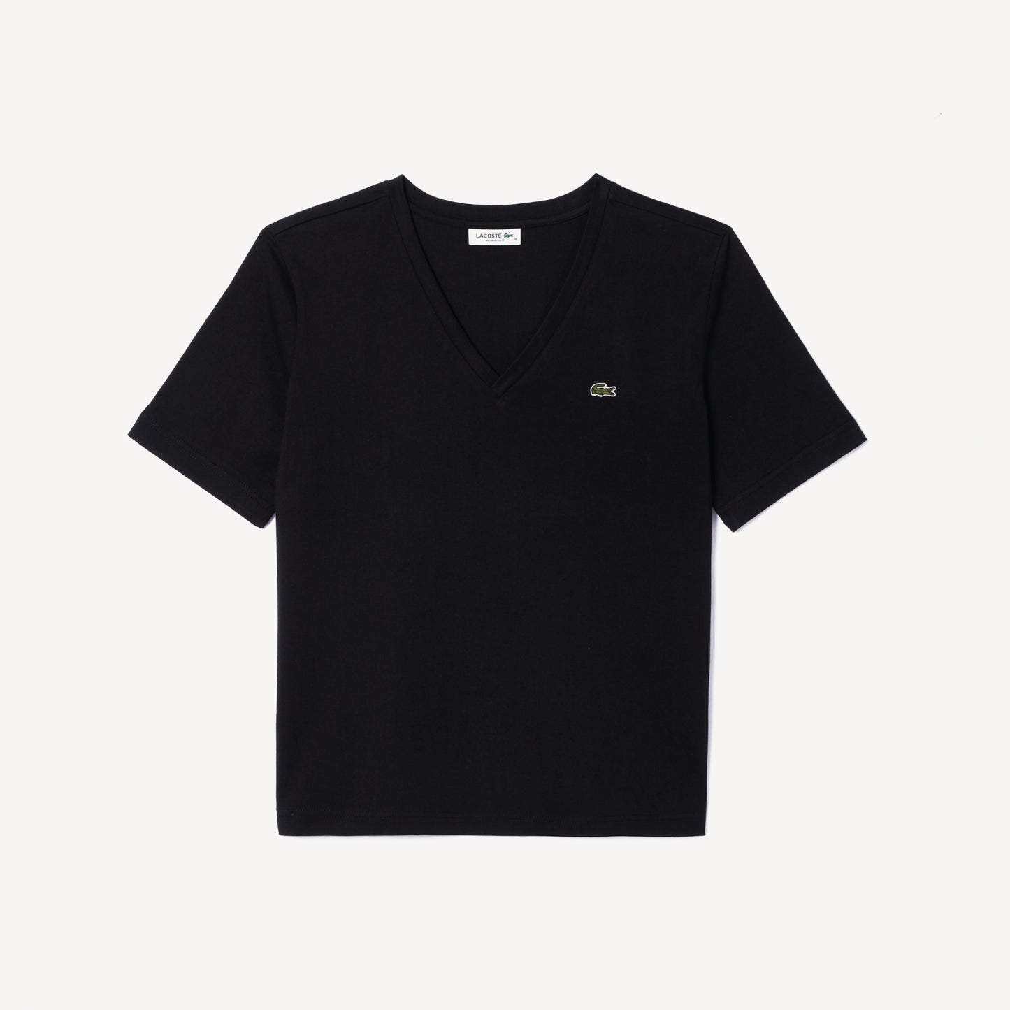 T-Shirt cuello redondo para Mujer color Negro