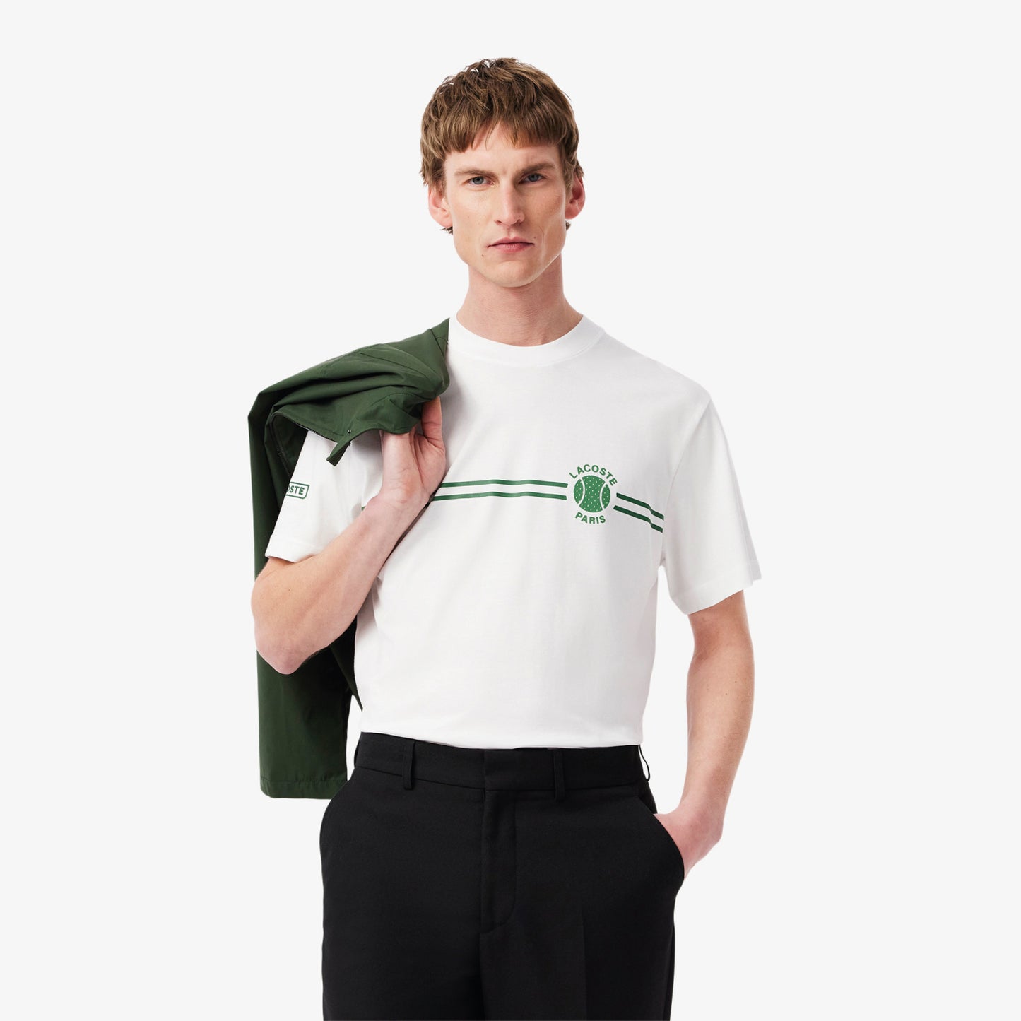 T-Shirt cuello redondo para Hombre color Blanco