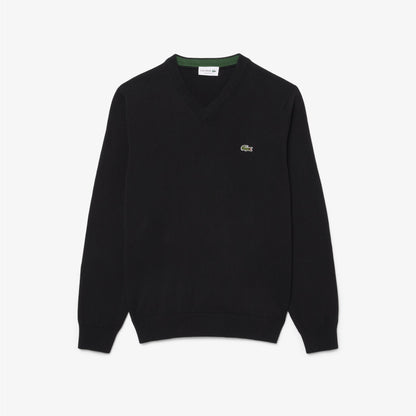 Sweater Escote V Liso Algodon - Sueter para Hombre