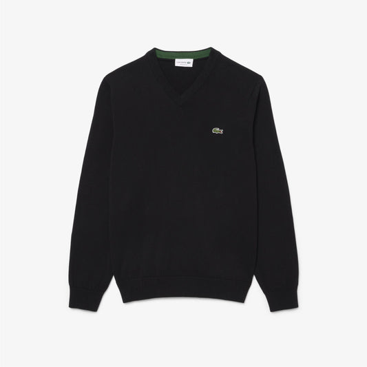 Sweater Escote V Liso Algodon - Sueter para Hombre