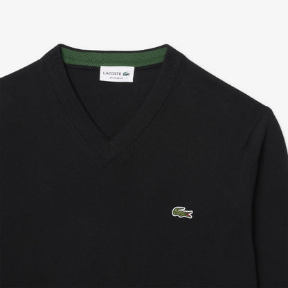 Sweater Escote V Liso Algodon - Sueter para Hombre
