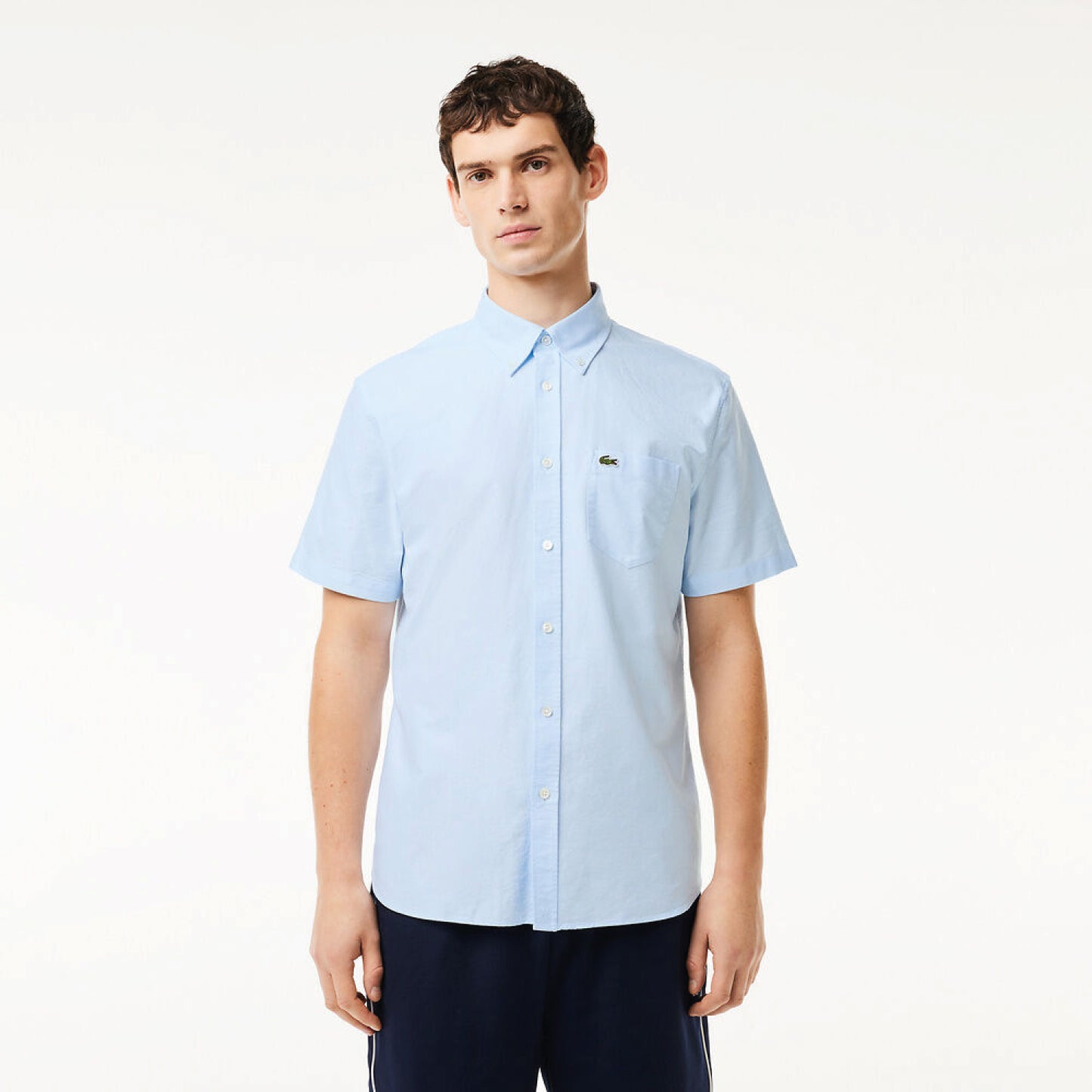 Camisa Manga Corta  para Hombre color Celeste