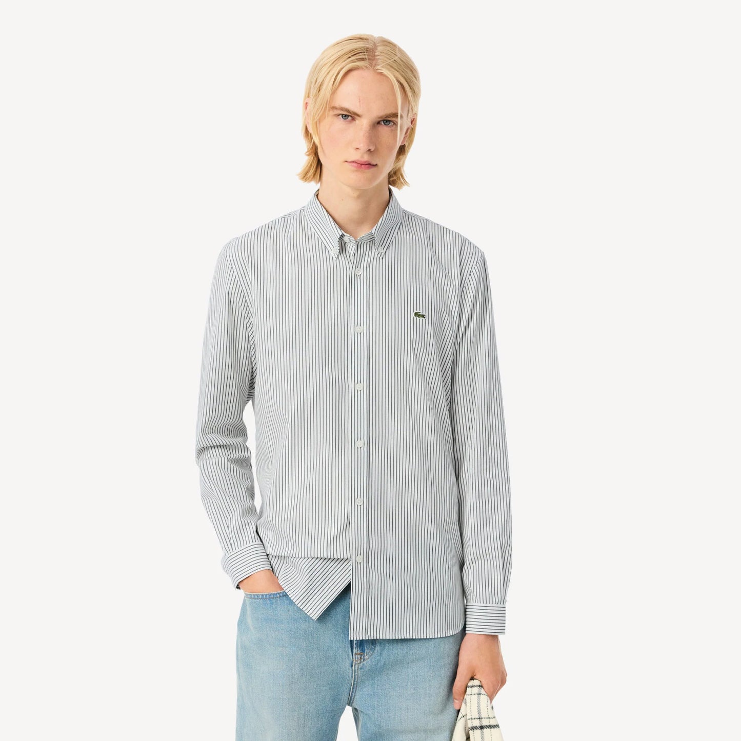 Camisa Formal para Hombre Pinpoint Lisa Ml Regular Fit