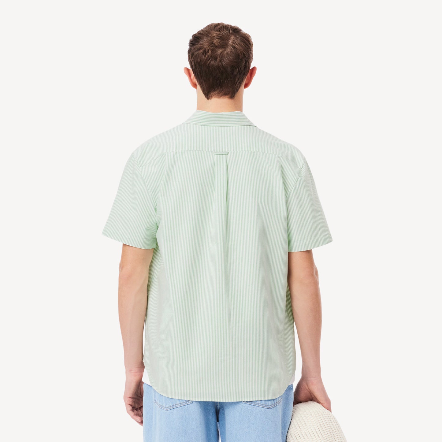 Manga Larga  para Hombre color Verde Musgo Y Blanco