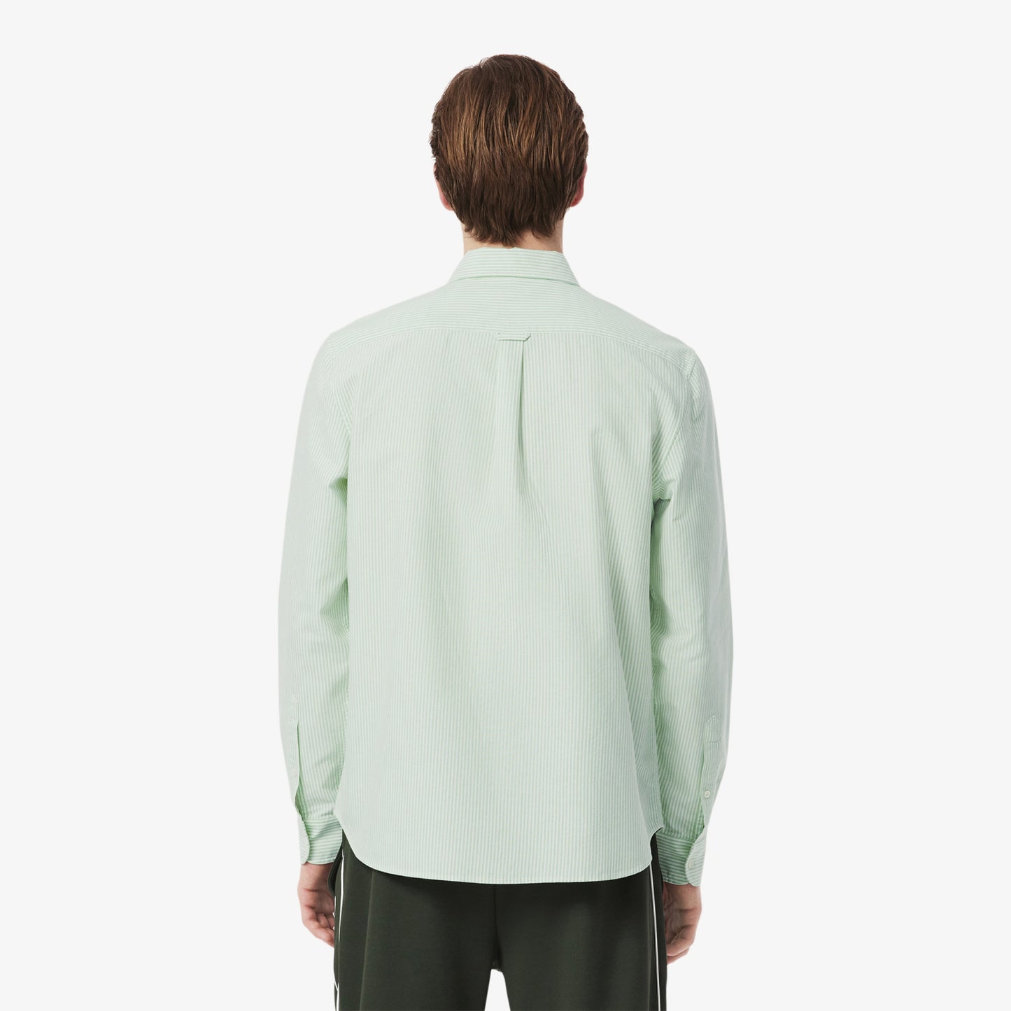 Manga Larga  para Hombre color Verde Musgo Y Blanco