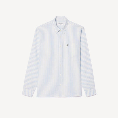 Camisa Formal para Hombre Rayada Lino Regular Fit
