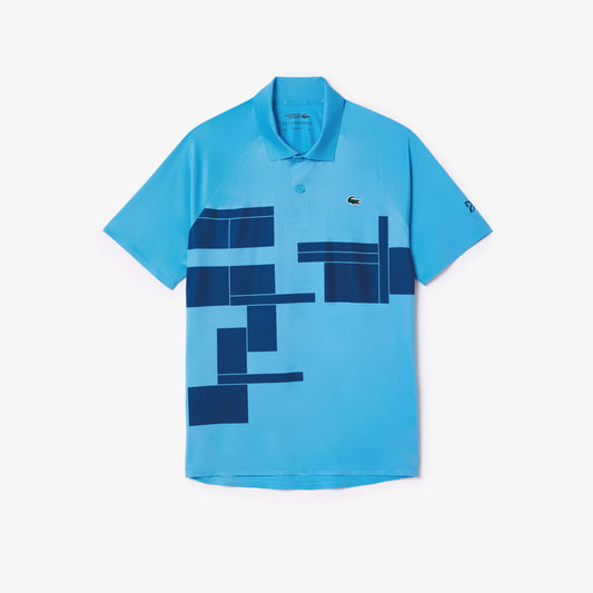 Polo Diseño para Hombre color Celeste Con Cuadros Azules