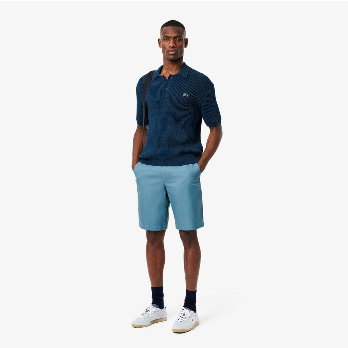 Pantalon para Hombre Bermuda Gabardina Regular Fit