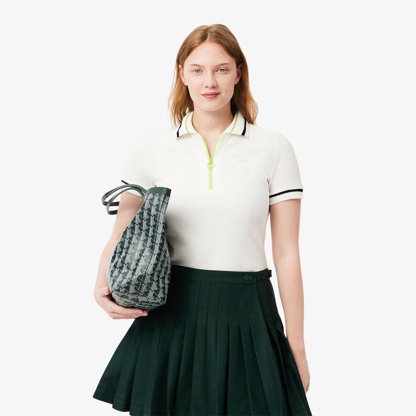 Polo Diseño para Mujer color Blanca Lineas Negras