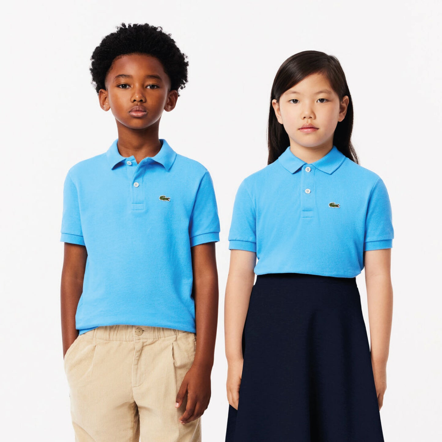 Polo Diseño para Niña color Celeste