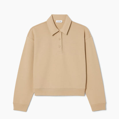 Sudadero para Mujer Cuello Polo C/Estampa Del - Abrigo