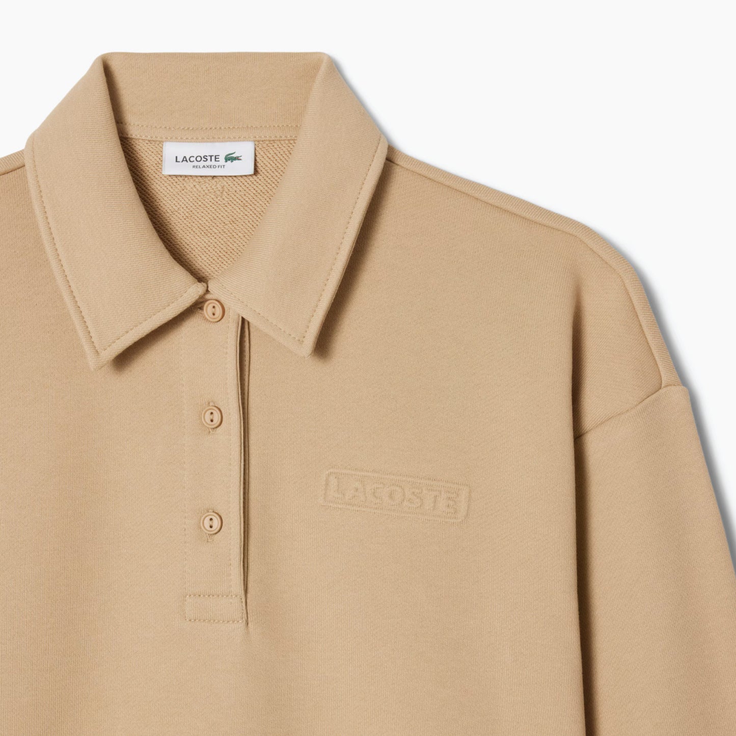 Sudadero para Mujer Cuello Polo C/Estampa Del - Abrigo