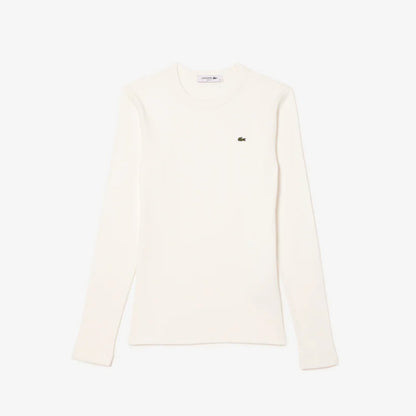 T-Shirt cuello redondo para Mujer color Blanca