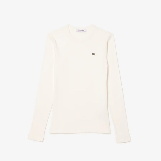 T-Shirt cuello redondo para Mujer color Blanca