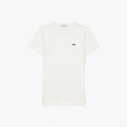 T-Shirt cuello redondo para Mujer color Blanco