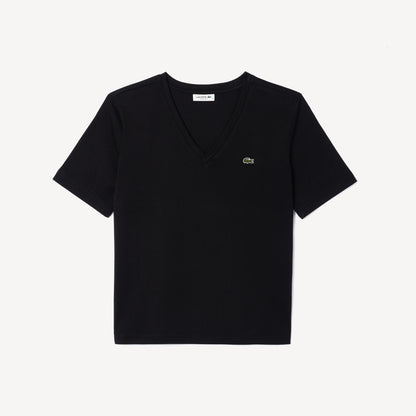 T-Shirt cuello redondo para Mujer color Negro