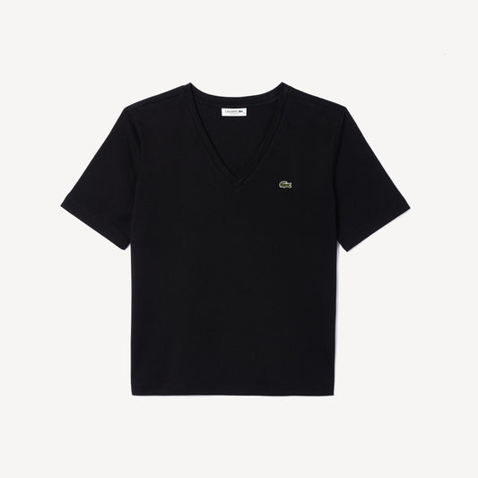 T-Shirt cuello redondo para Mujer color Negro
