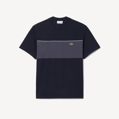 T-Shirt para Hombre Remera Color Block Cuello